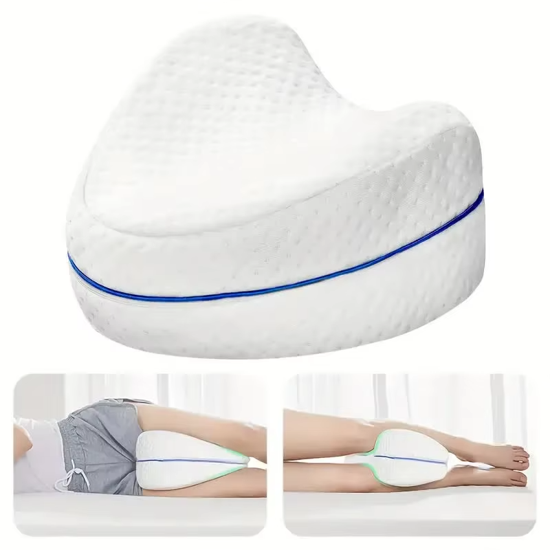 Set de 2 fundas lavables para almohada de contorno con cremallera en blanco