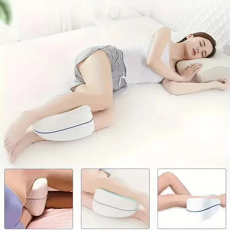 Set de 2 fundas lavables para almohada de contorno con cremallera en blanco