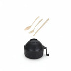 Set de 6 cuencos para fideos con asa resistente al calor y tapa de cierre hermético