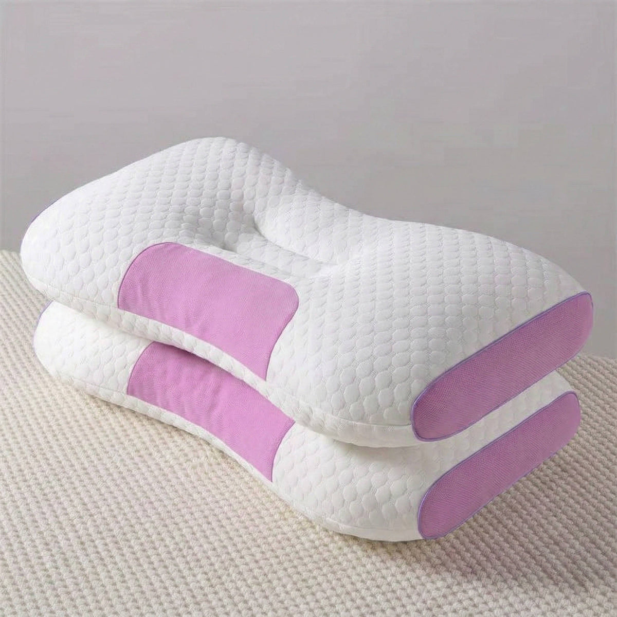 Set de almohadas cervicales para un sueño cómodo y con soporte