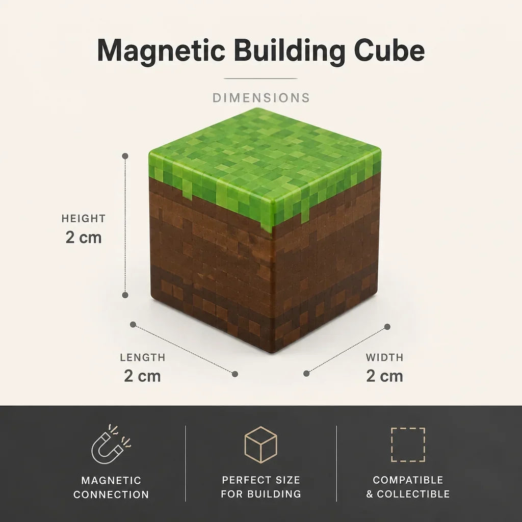 Set de construcción magnética de 100 cubos