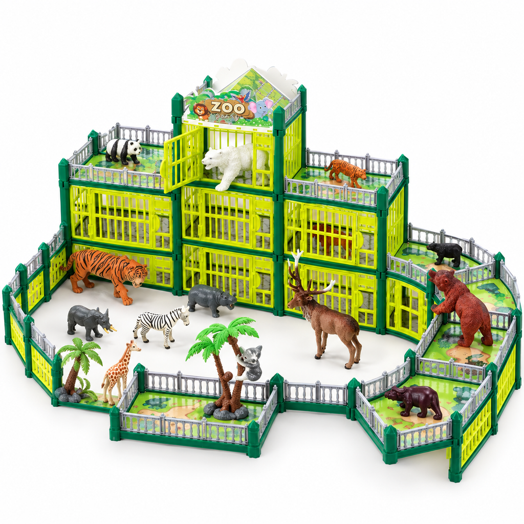 Set de juego modular de zoo