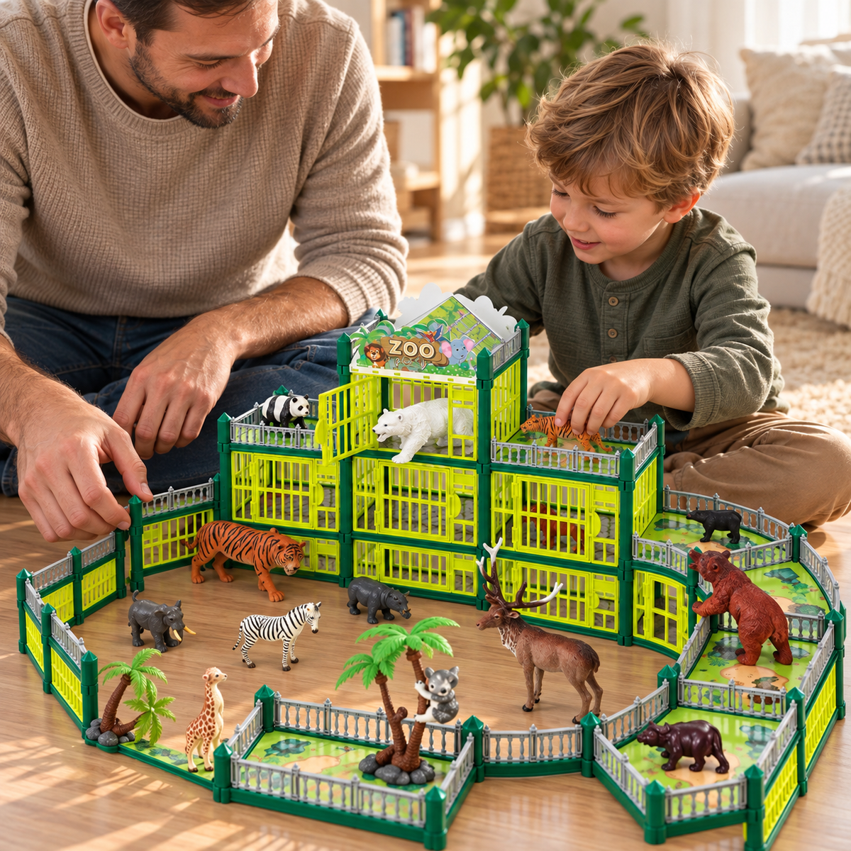 Set de juego modular de zoo