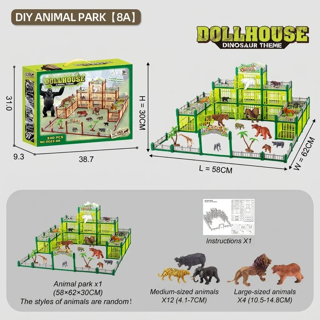 Set de juego modular de zoo