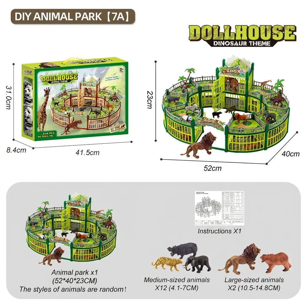 Set de juego modular de zoo