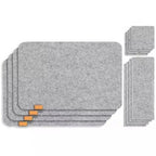 Set de manteles individuales de fieltro para comedor