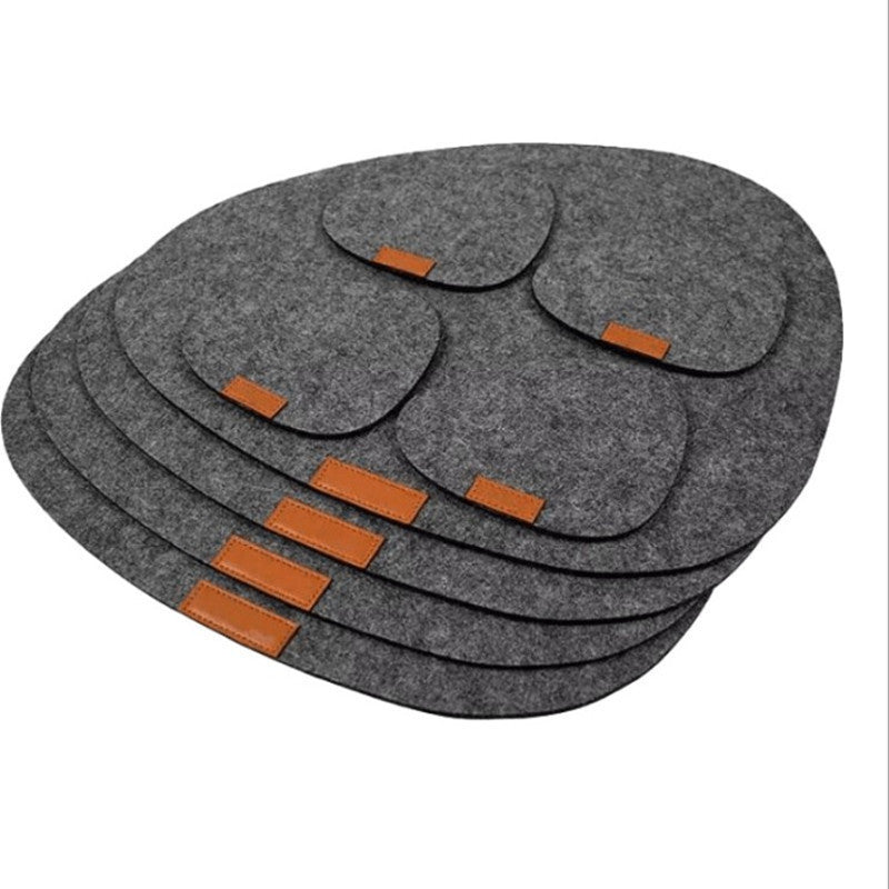 Set de manteles individuales de fieltro para comedor