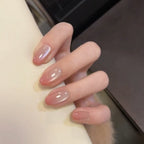 Set de uñas postizas acabado natural premium