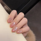 Set de uñas postizas acabado natural premium