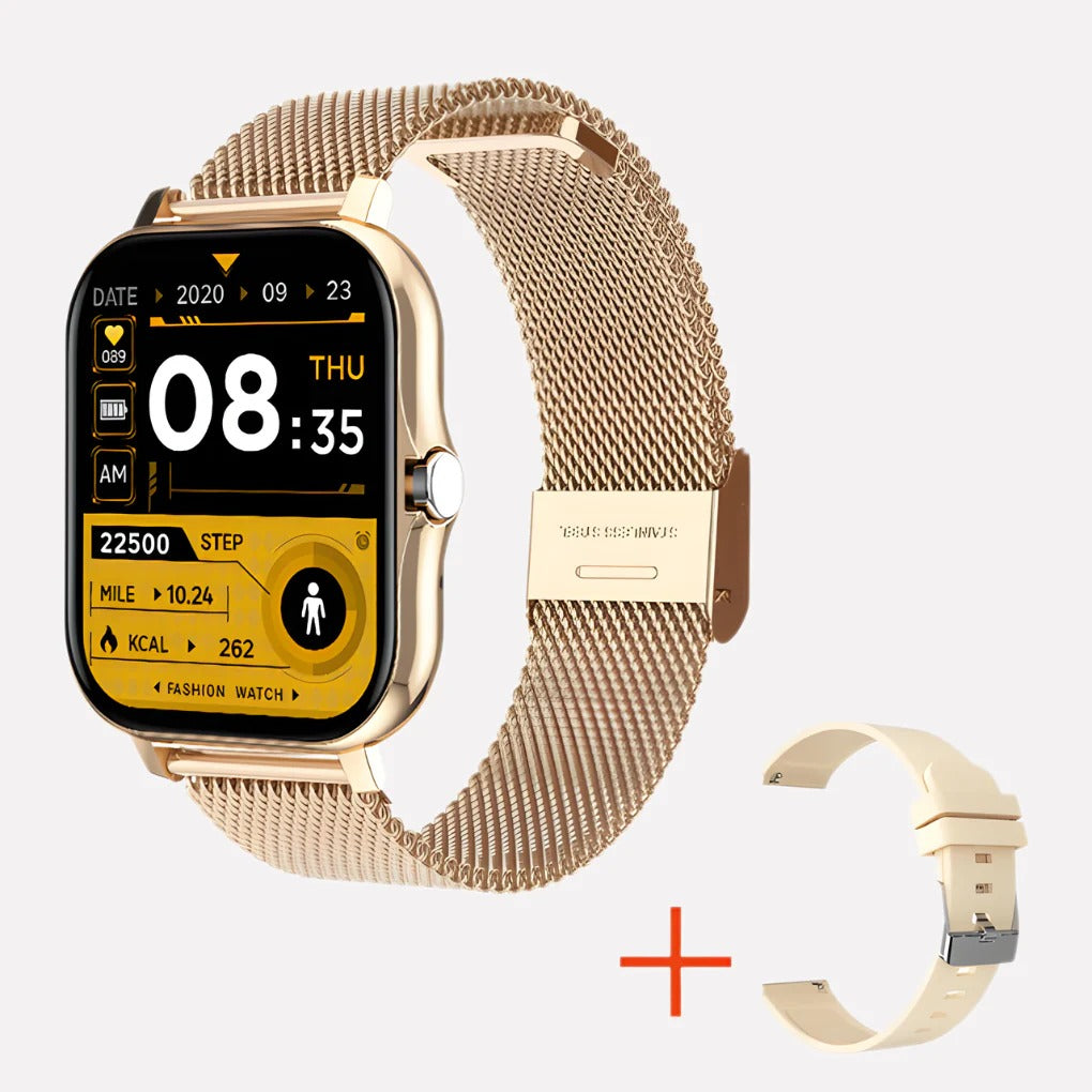 Smartwatch con GPS y detección de caídas de emergencia para uso diario