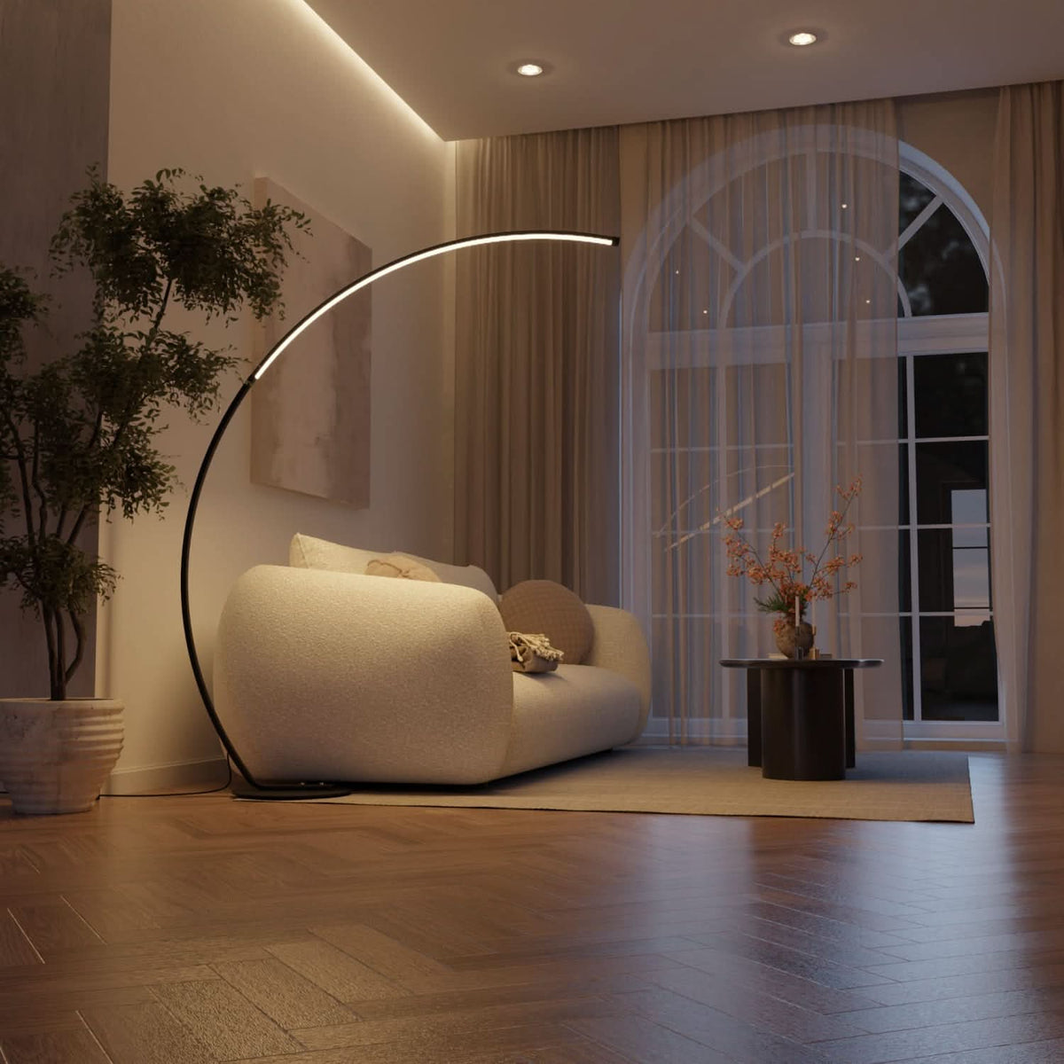 SOLVANE – Lámpara de pie para un ambiente interior refinado