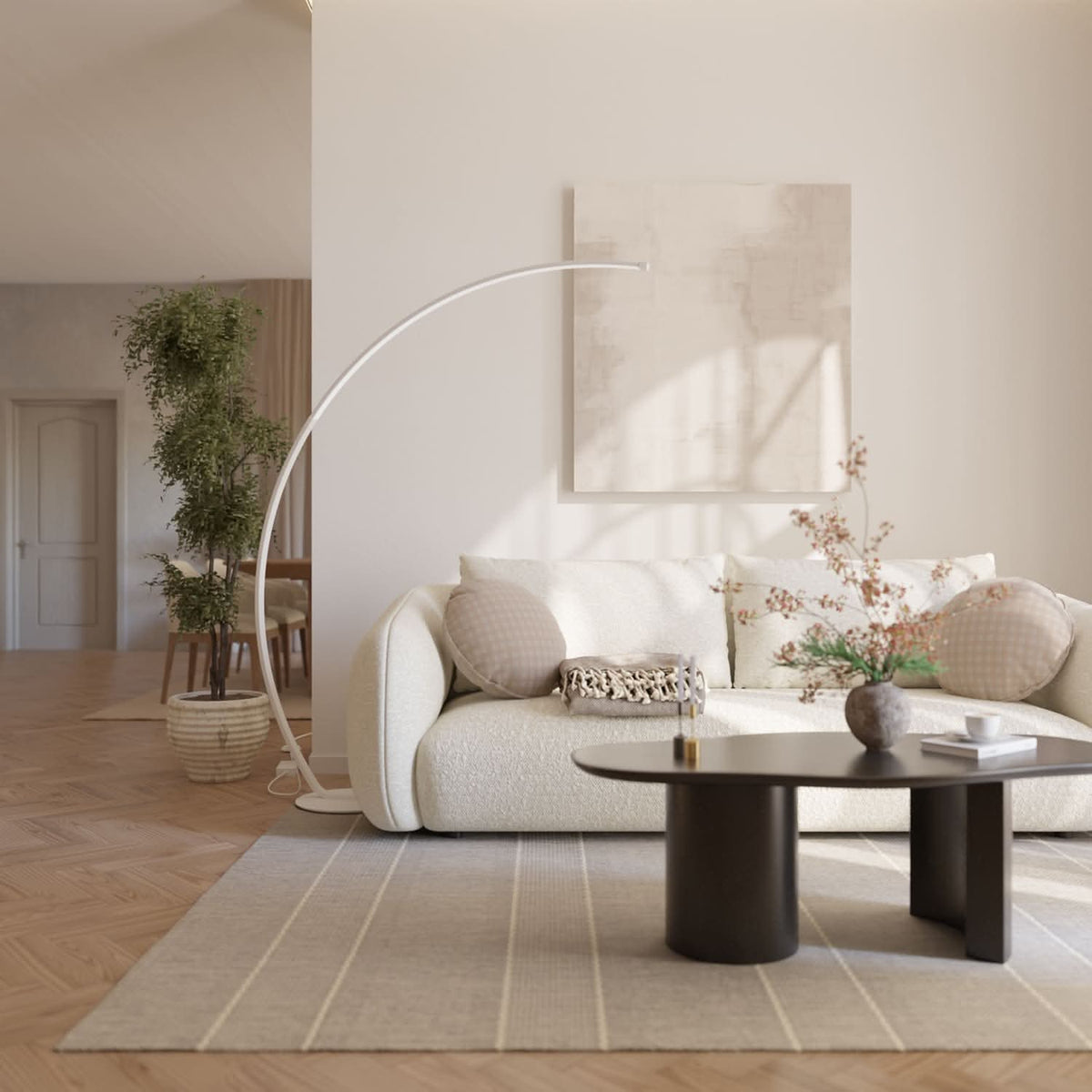 SOLVANE – Lámpara de pie para un ambiente interior refinado