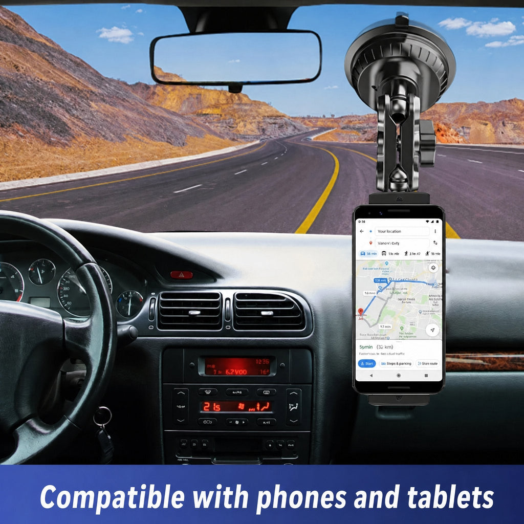 Soporte de tableta para coche con GPS y navegación