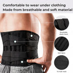 Soporte lumbar | Cinturón de sujeción | Estabilización 360° | OrthoFlexa
