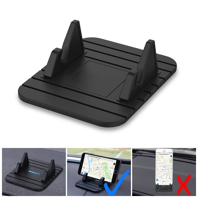 Soporte para móvil de coche | Montaje en salpicadero | Base de silicona antideslizante | GripMate