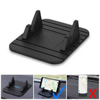 Soporte para móvil de coche | Montaje en salpicadero | Base de silicona antideslizante | GripMate