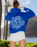 Sudadera oversize con estampado tropical - Ropa urbana cómoda