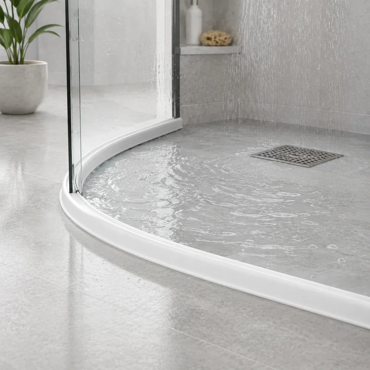Tira barrera de agua | Silicona flexible con adhesivo | 100/200 cm
