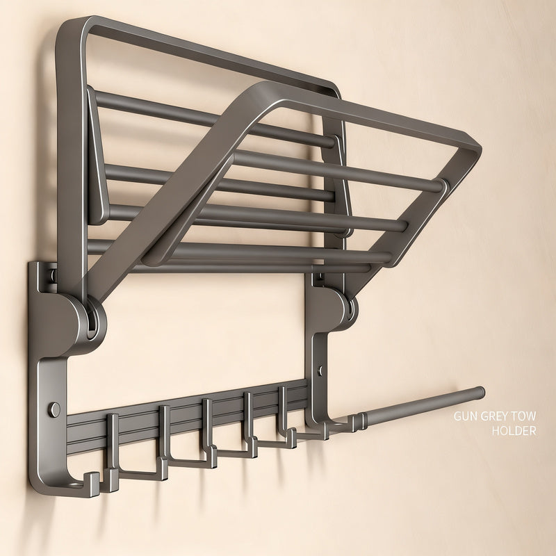 Toallero de aluminio de pared