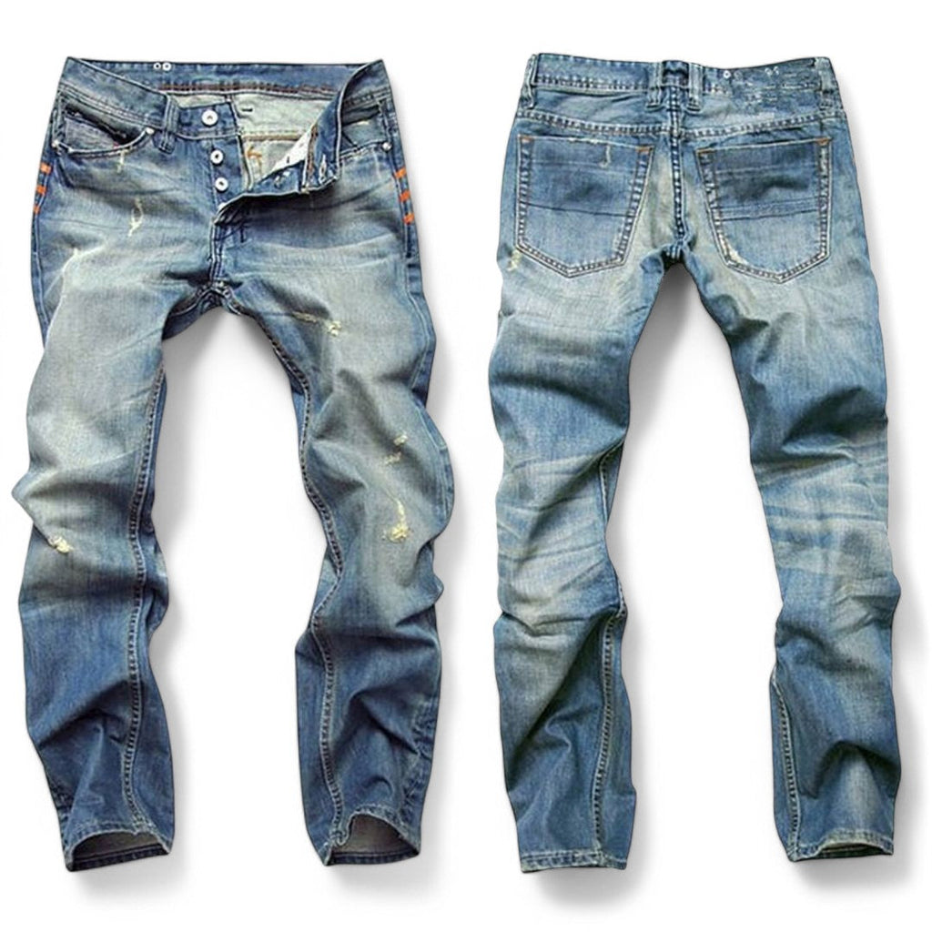 Vaqueros clásicos de denim para hombre