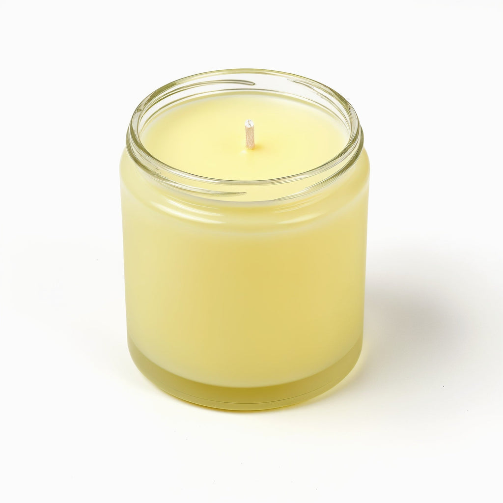 Tiendalodama Citrus Breeze Soy Candle en tarro de cristal esmerilado