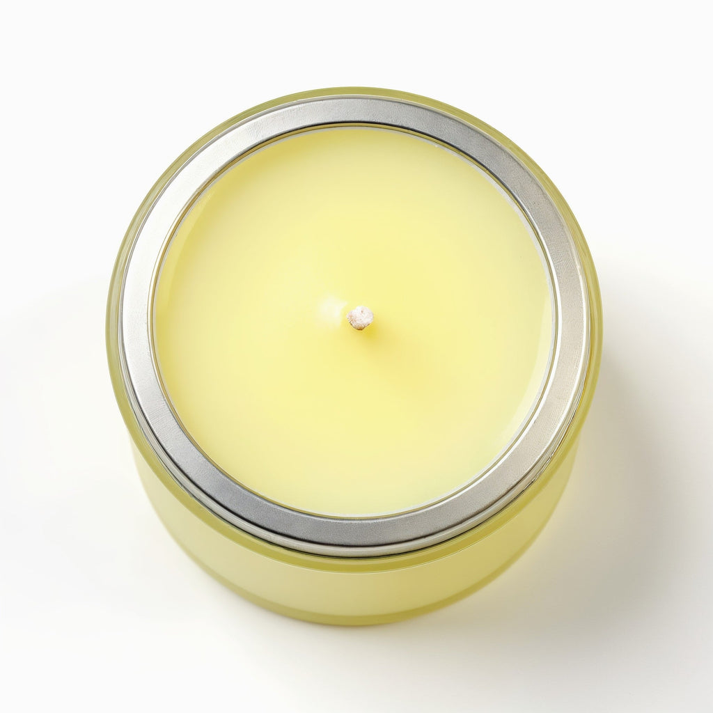 Tiendalodama Citrus Breeze Soy Candle en tarro de cristal esmerilado