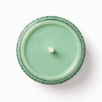 Tiendalodama Mint Refresh Soy Candle en tarro verde menta con relieve
