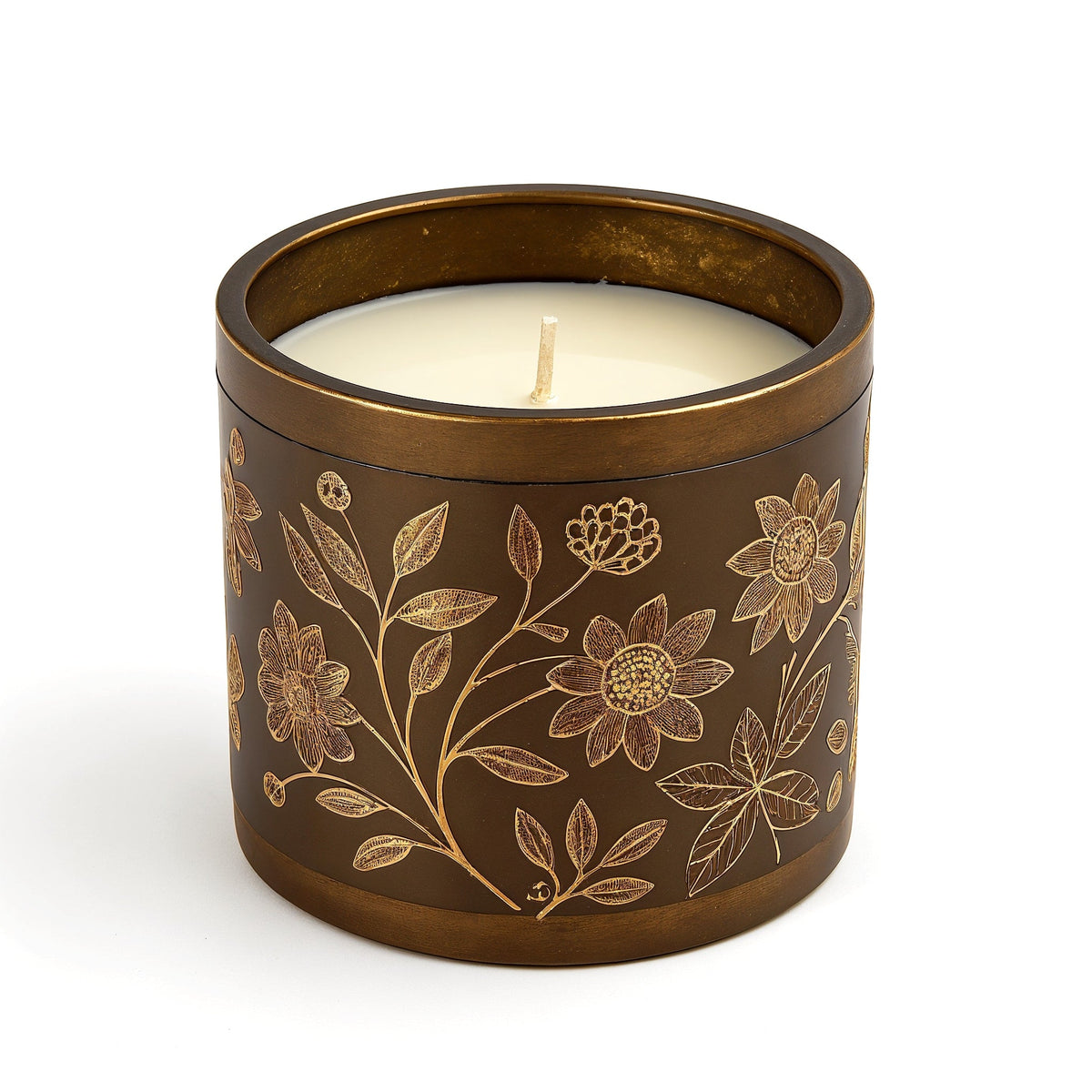 Vela de soja Patchouli Dream de TIENDALODAMA en tarro bronce