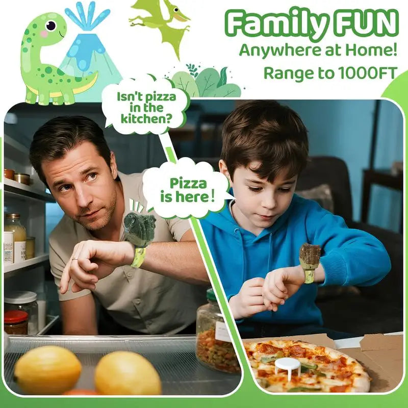 Walkie Talkie de Dinosaurio para Niños con Controles Simples