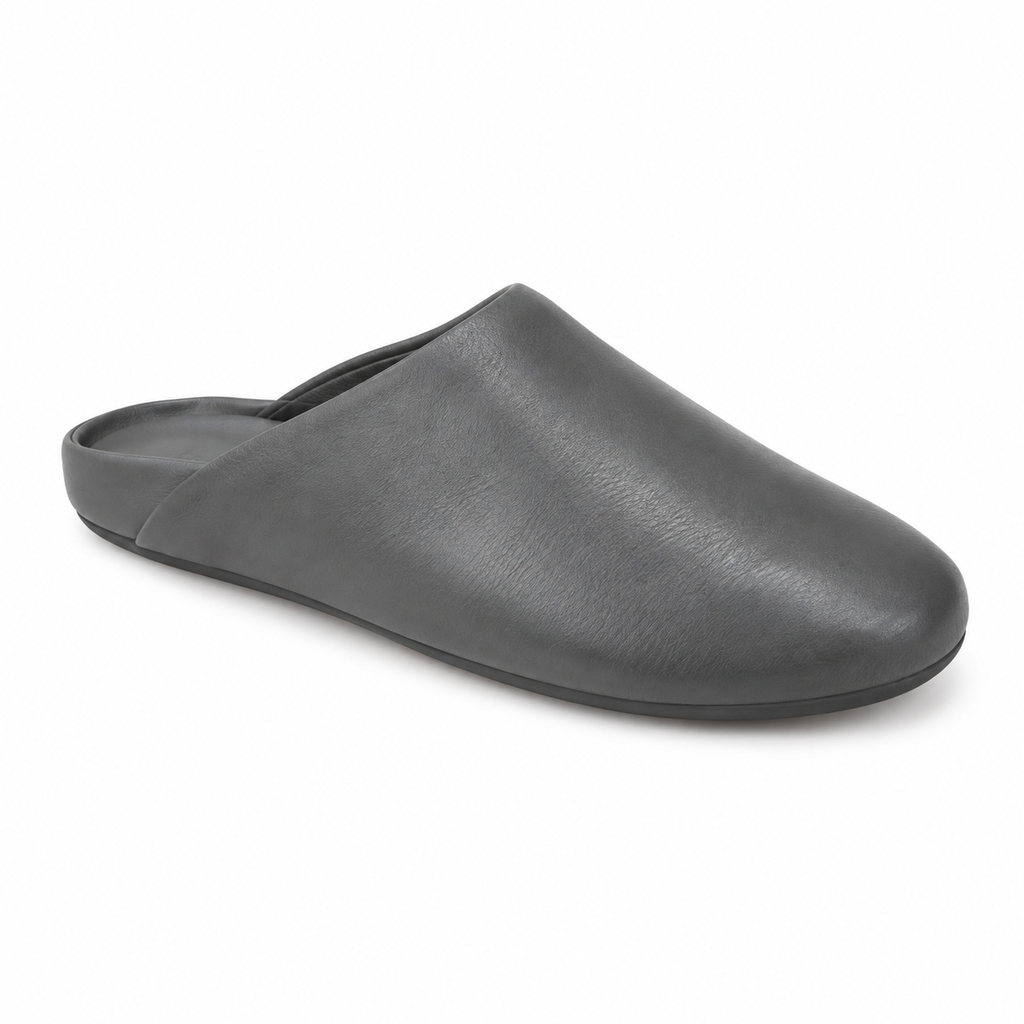 Zapatillas de estar por casa grises sin talón para hombre Tiendalodama