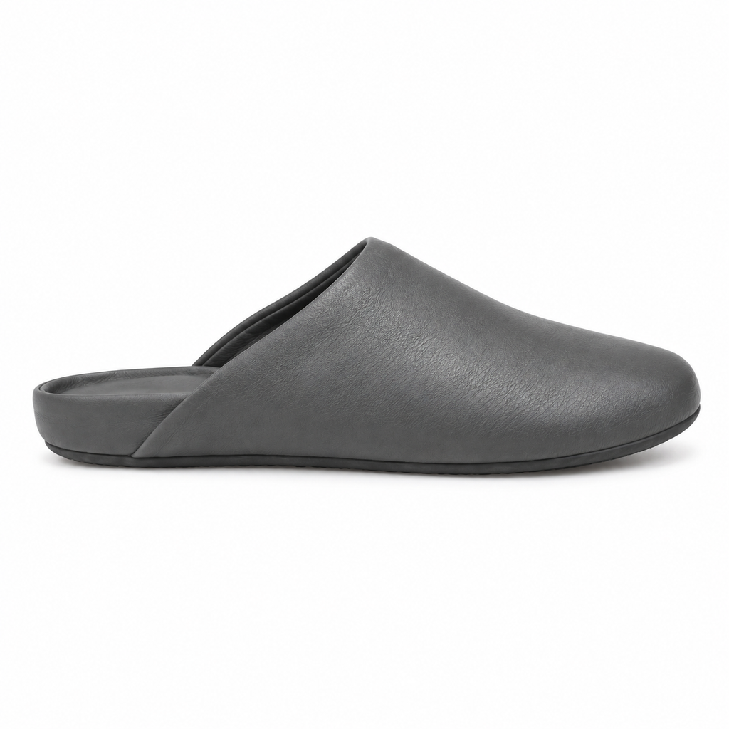 Zapatillas de estar por casa grises sin talón para hombre Tiendalodama