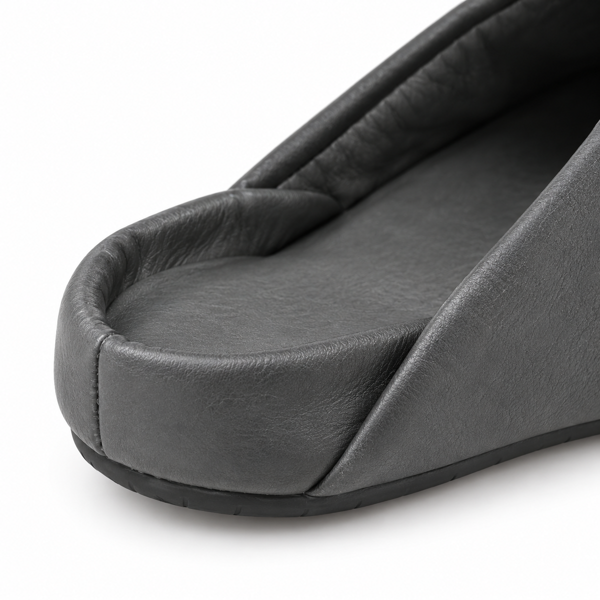 Zapatillas de estar por casa grises sin talón para hombre Tiendalodama