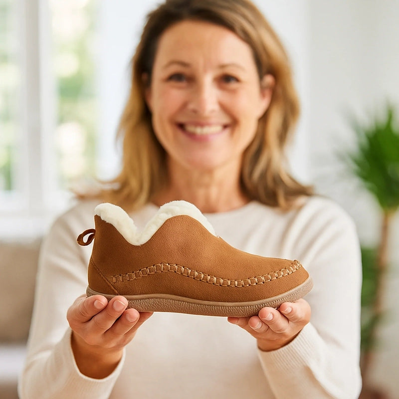 Zapatillas térmicas ortopédicas antideslizantes para invierno