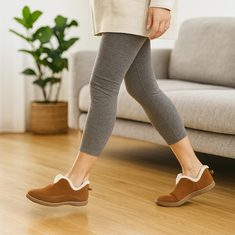 Zapatillas térmicas ortopédicas antideslizantes para invierno