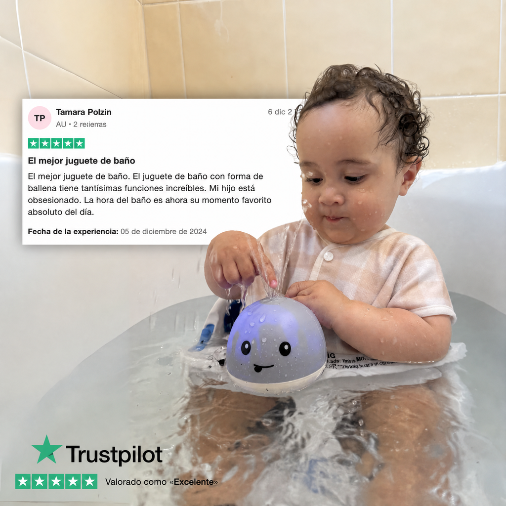 ™ Juguete de baño con ballena
