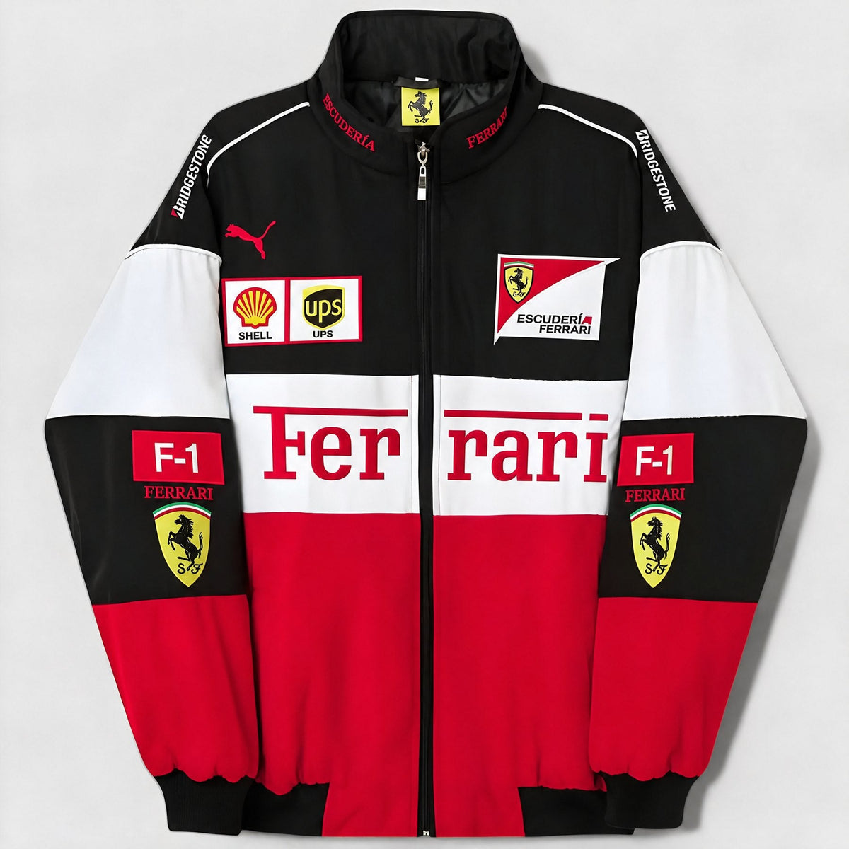 Chaqueta Ferrari vintage unisex – estilo retro racing