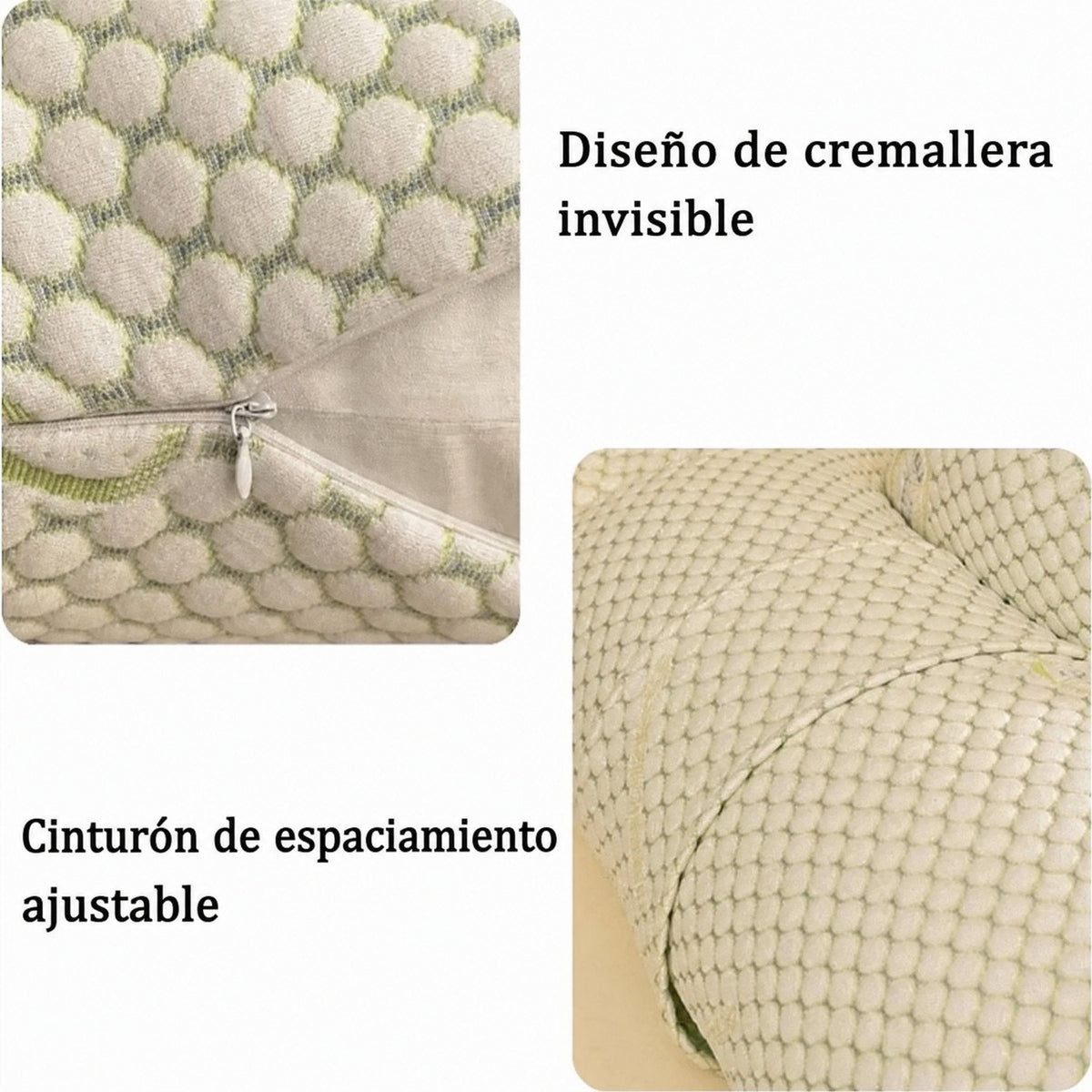 Suave cojín de embarazo con apoyo en forma de U