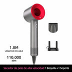 Secador de pelo iónico con 200 millones de iones negativos y control inteligente de temperatura