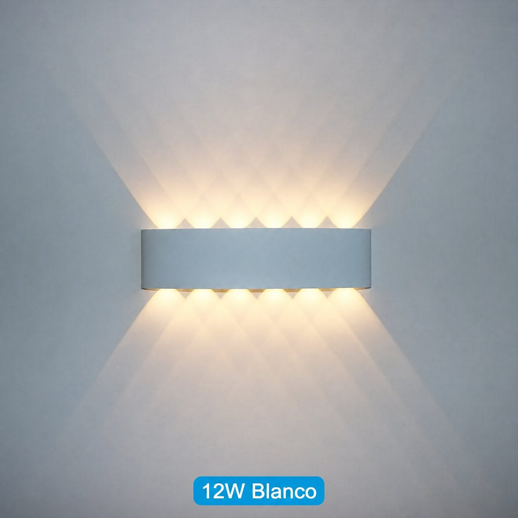 Aplique LED de pared exterior e interior impermeable