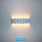 Aplique LED de pared exterior e interior impermeable
