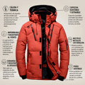 Parka de invierno para hombre Nordfall – acolchada, con forro polar, resistente al viento y al agua