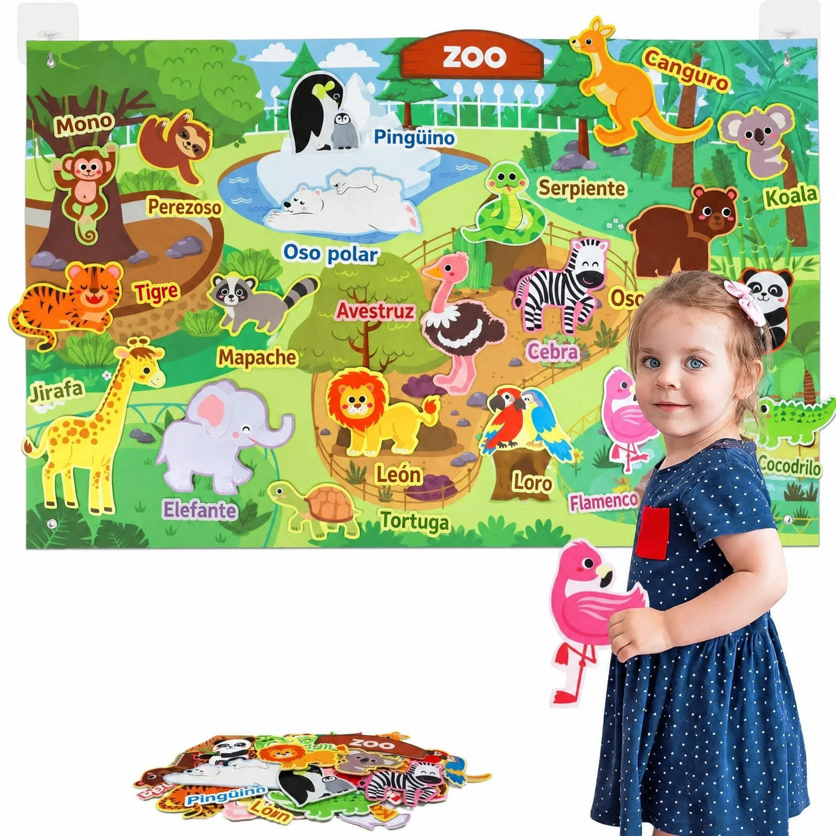 Panel Sensorial de Fieltro Granja Montessori – StoryFelt™