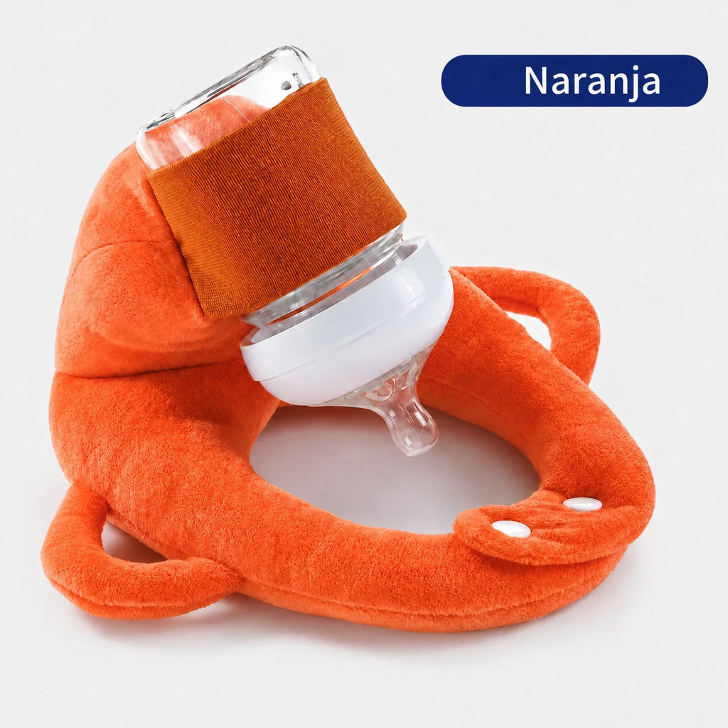 Cojín Porta-Biberón Manos Libres para Recién Nacidos – Soporte Auto-Alimentación
