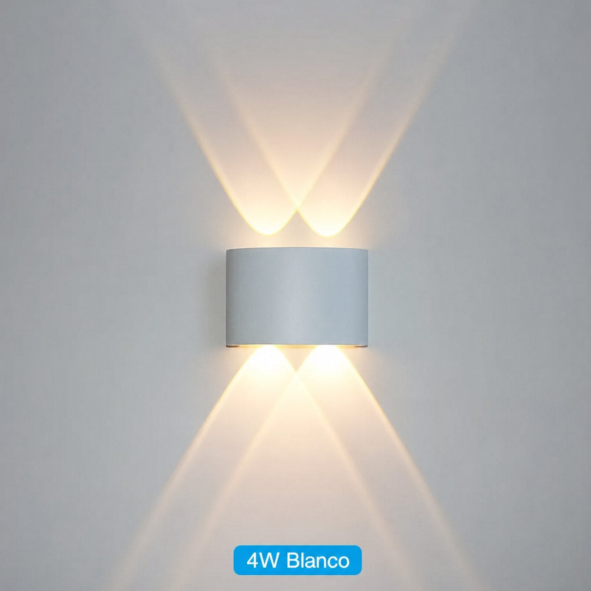 Aplique LED de pared exterior e interior impermeable