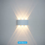 Aplique LED de pared exterior e interior impermeable