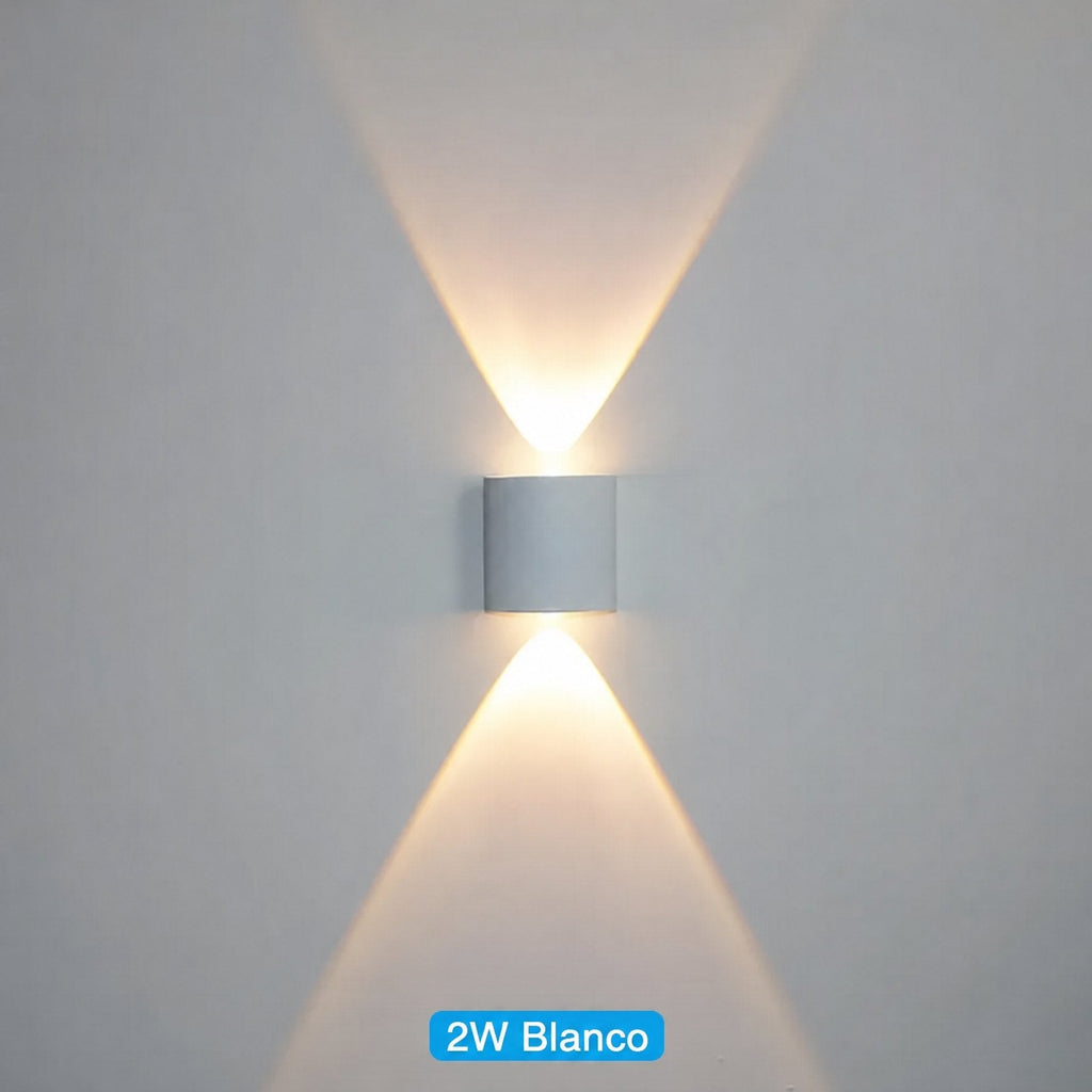 Aplique LED de pared exterior e interior impermeable