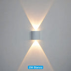 Aplique LED de pared exterior e interior impermeable