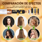 Styler para el pelo 5 en 1 con rizador automático, secador y cepillo alisador