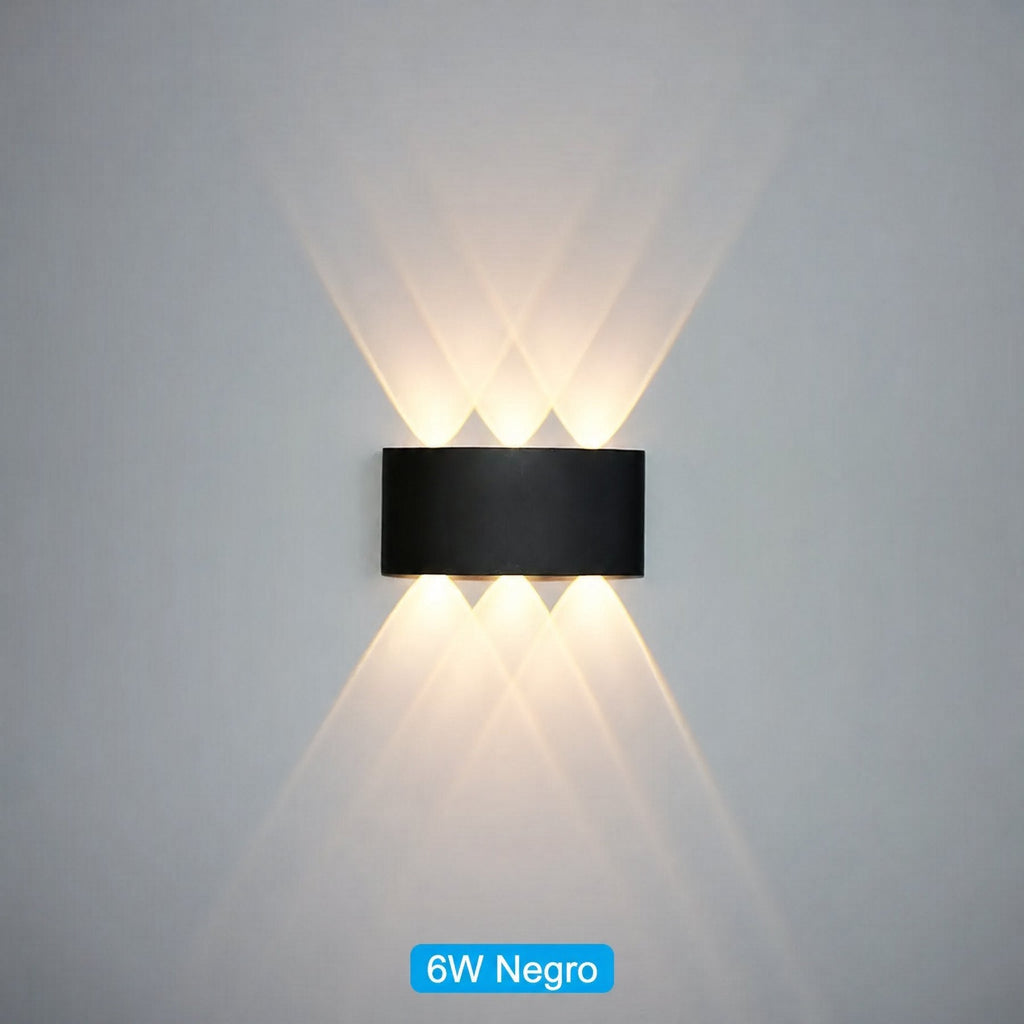Aplique LED de pared exterior e interior impermeable