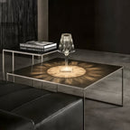 Lámpara de Mesa Moderna Brillante con Cristal y Manejo Sencillo